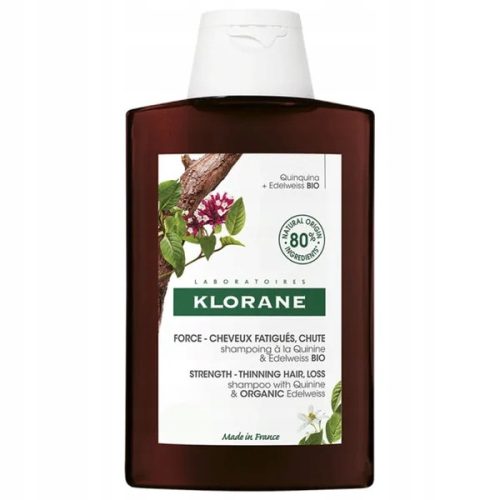 Quinine & Organic Edelweiss Shampoo for Hair Vitality and Growth