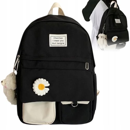 Durable Polyester Backpack with Multiple Pockets for Everyday Use
