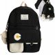 Durable Polyester Backpack with Multiple Pockets for Everyday Use