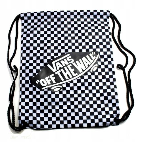 VANS BENCHED BAG Black/White One Size - Stylish Unisex Sports Backpack