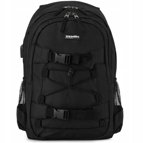 Zagatto® Men's Urban Backpack for School, Work & College with USB Port and Skateboard Straps