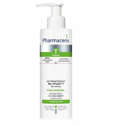 Pharmaceris T Puri-Sebogel Antibacterial Facial Cleansing Gel 190ml