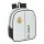 Real Madrid C.F. 24/25 Kids Backpack White & Gray - Sporty Style with Zip Closure