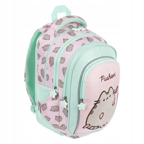 St. Majewski Pusheen Pink 4-Compartment School Backpack