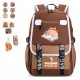 Vibrant Large School Backpack with Multiple Compartments and Accessories