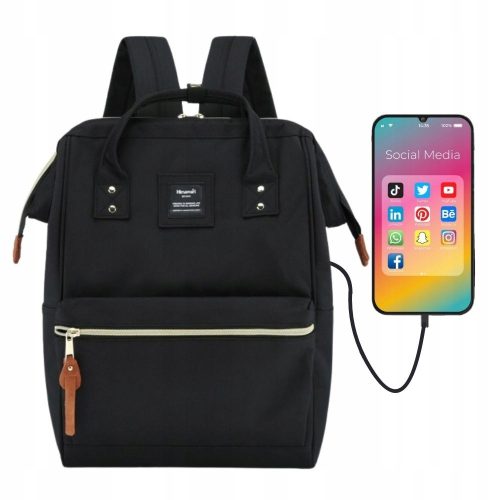 Himawari Urban Sport Laptop Backpack with USB Charging Port
