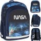 NASA-Themed Youth School Backpack with Rocket Design