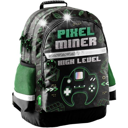 Stylish 3D Pixel Pad Gaming Backpack for Boys by Paso