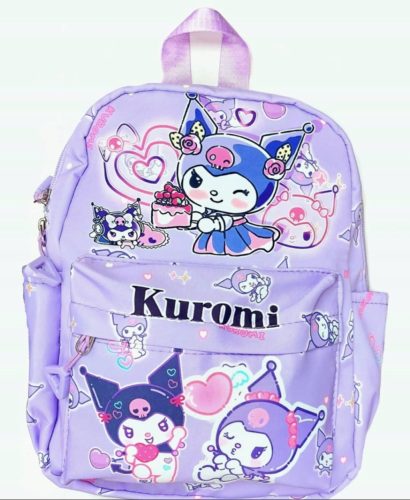 Kuromi Purple Backpack for Kids - Lightweight, Spacious, Ideal for School & Play
