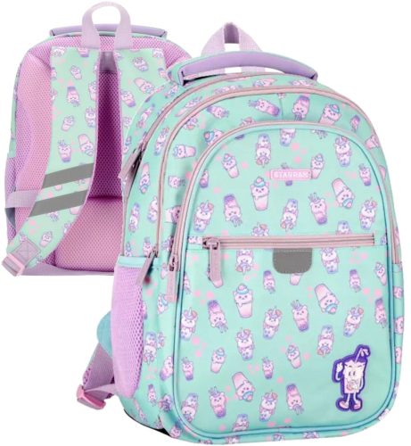 Bubble Tea Themed School Backpack for Girls - Stylish & Functional