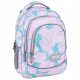 Stylish Pastel Monstera Leaves School Backpack for Girls