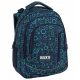 Geometric Cyber World Backpack for Boys with Adjustable Straps and Multi-Compartments
