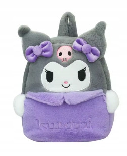 Adorable Kuromi-Inspired Kawaii Backpack for Sanrio Fans