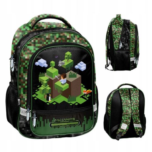Stylish & Durable PASO Minecraft Youth School Backpack - Ideal for All Ages