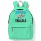 Trendy Mint School Backpack with Viral TikTok-Inspired Prints - TRALALERO TRALALA Brainrot TREND