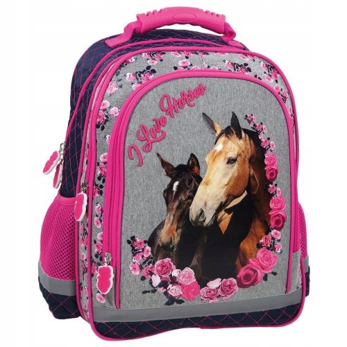 I Love Horses School Backpack - Perfect for Girls Who Adore Horses