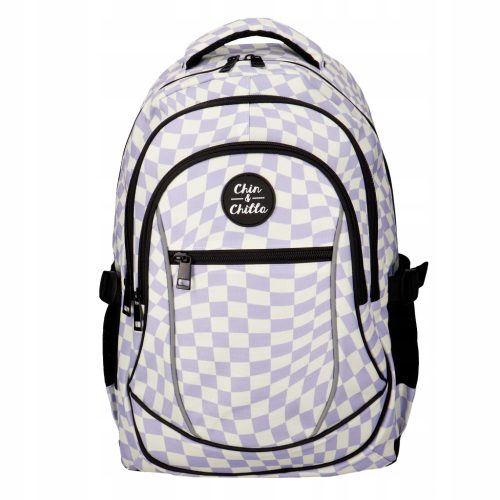 Durable Pastel Plaid School Backpack for Grades 4-8, Weather-Resistant & Ergonomic Design
