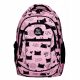Pink Kitty School Backpack - Spacious Multi-Compartment Design for Elementary Grades 4-8