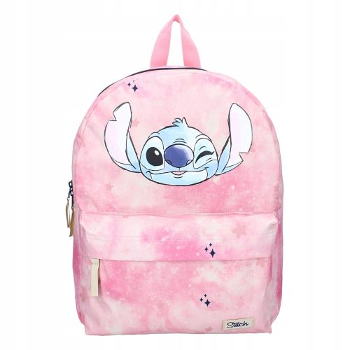 Vadobag 'Stitch Unbearably Cool' Backpack – Bright Pink Disney-Themed Bag for Kids