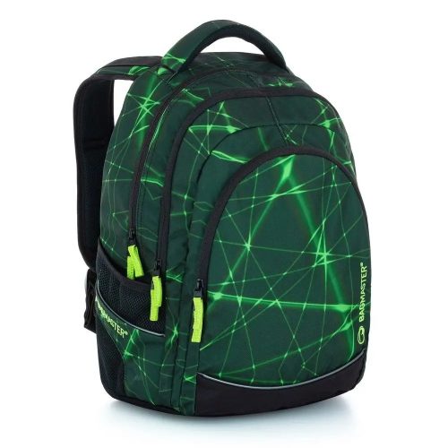 Bagmaster DIGITAL 22 B Three-Compartment Youth Backpack with Laptop Pocket