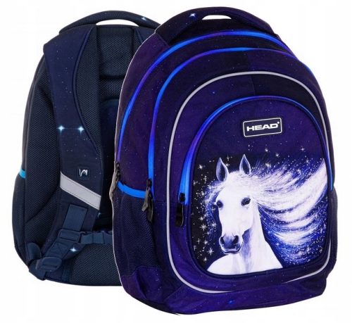 ASTRAWY Girl's Dual Compartment Backpack with Beautiful Horse Print