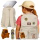 Capibara Themed School Backpack for Kids Grades 3-6, 25L Lightweight Organizer