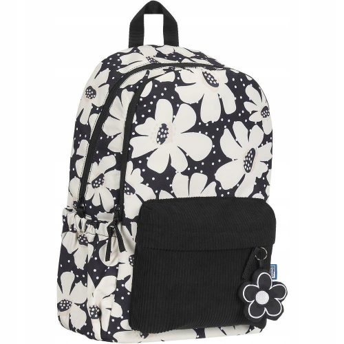 Oxford Bloom Youth School Backpack for Girls with Floral Design