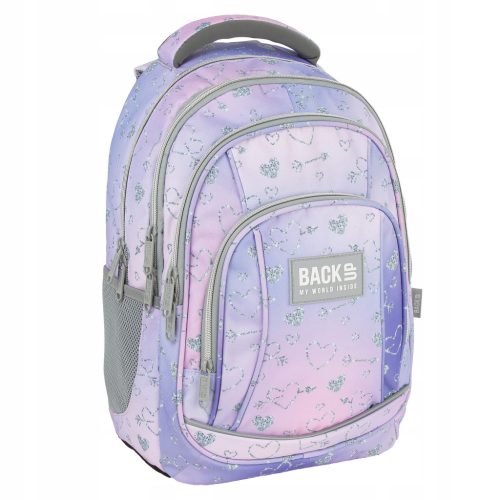 Back Up Multi-Compartment School Backpack in Shades of Purple, 26L