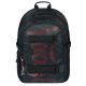 BAAGL Skate Red Backpack with Logo Print - Ideal for School, Reflective & Waterproof