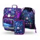 BAAGL Ergo Jungle Panda School Set: Backpack, Pencil Case, and Shoe Bag
