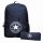 New Converse School Backpack and Pencil Case Set - Navy Blue, Unisex