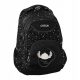 BeUniq Stitch "Makes You Happy" Black Backpack - Ideal for School
