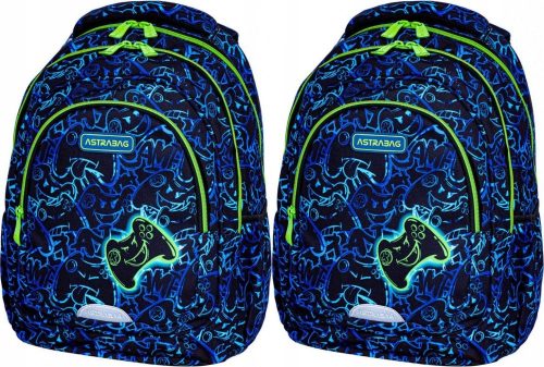 2-Pack Astra Astrabag Go Playing AB330 Multi-compartment, 20L Stylish Children’s Backpack
