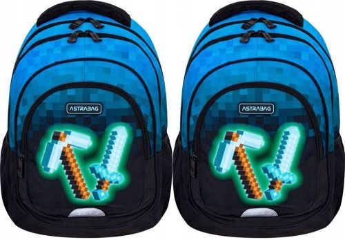 Astra Astrabag Blue Pixel AB330 - 20L Kids' Ergonomic Backpack