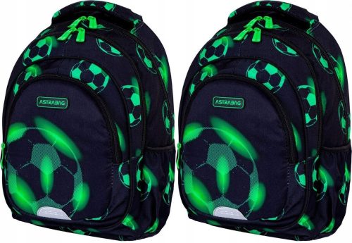 Astra Astrabag Neo Football AB330 20L Triple Compartment Backpack, Set of 2