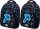 Astra Astrabag Dark Pixel 20L Triple Compartment Backpack, Pack of 2
