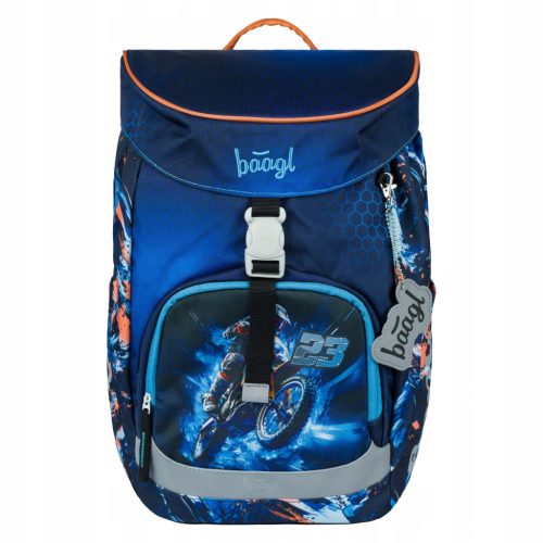 BAAGL Airy Motorbike Ultralight School Backpack for Kids