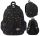 Stylish STRIGHT Black and Gold Infinity Theme Youth School Backpack for Girls