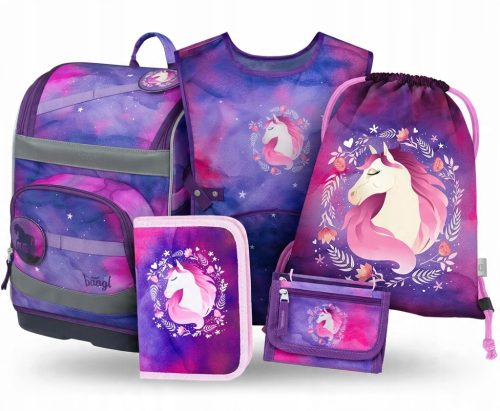 Zippy Plus Horse School Backpack - Adjustable, Recyclable, and Reflective