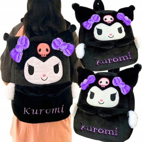 Adorable Kuromi Plush Backpack for Kids - Soft and Stylish