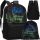 Stylish 22L Gamer Backpack Set with Bonus Drawstring Bag - Ideal for School and Training