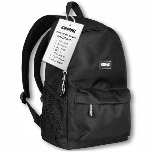 Durable and Stylish KRUMAD Backpack for School, College, and Travel - Black