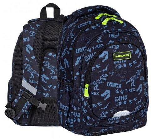 ASTRAWY Boys' Dual-Compartment Dinosaur-Themed Backpack