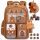 Kids' Capybara Themed School Backpack with Keychain Mascot and Accessories