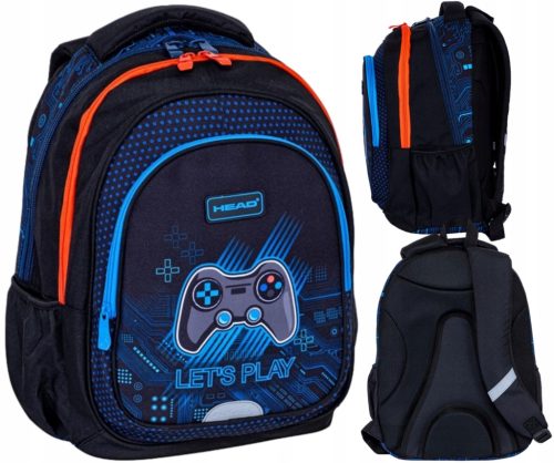 Head NEW GAME LEVEL Multi-Compartment Youth School Backpack