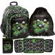 Minecraft-Inspired Game Paso School Set with Backpack, Shoe Bag, and Pencil Case