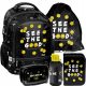 PASO School Backpack with Smiley Design for Boys & Girls - Durable and Comfortable