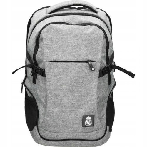 Real Madrid Street Multi-Compartment School Backpack in Stylish Gray