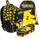 St. Majewski Pokemon Pikachu School Backpack Set, Pencil Case & Shoe Bag