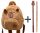 Adorable Capybara-Themed Children's Backpack with Plush Straps and Free Pen & Pencil